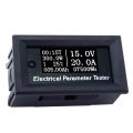 20A OLED New Voltmeter Ammeter Head Power Meter  Capacity Tester Black -. 