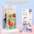 Painting 12 Sheets Book Gouache Graffiti Picture 1 Pen Coloring Water Drawing Books Set Kids Toys Gifts. 