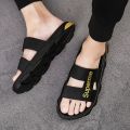 MIAO-JI 2024 [Ready Stock] Selipar Men's Sandals Size 39-44 EVA Trend Slipper Man Outoor walking Sandal flip flop fashion Slippers men casual slippers sports sandals beach shoes Super-me. 