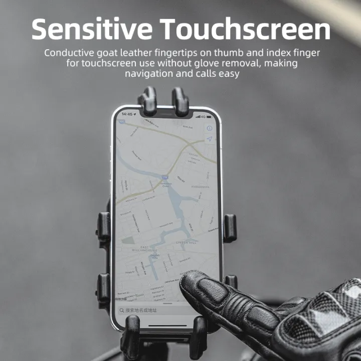 ROCKBROS%20Motorcycle%20Gloves%20Goat%20Leather%20Thick%20Padding%20Soft%20Sensitive%20Touchscreen%20Cycling%20Gloves%20-%20Image%203