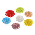 St.kunkka 1800pcs 2.5mm Hole Cover Crystal Translucent Bead Czech Glass Beads Charm Bracelet Findings For DIY Jewelry Makings. 