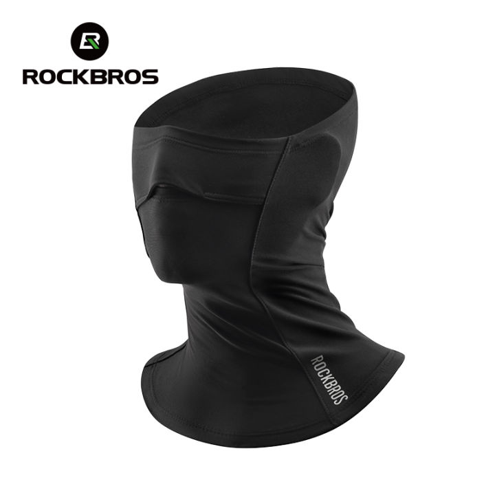 ROCKBROS Fleece Cycling Mask Autumn Winter Warm Windproof Lightweight High Elastic Unisex Riding Ski Outdoor Sports Equipment