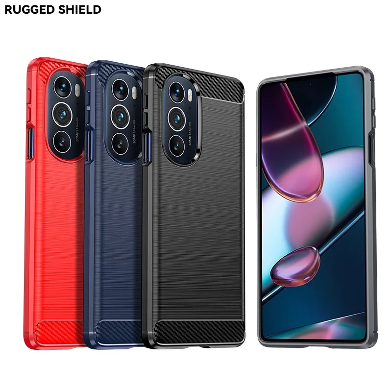UPLAI Hülle Für Motorola Edge 30 Pro 5G – Ultra-dünne Silikonhülle Mit Faserfutter In Hellgrün