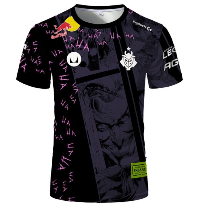 Game G2 Esports Coringa MSI jersey equipment De 2023 Nova Camiseta top T shirt