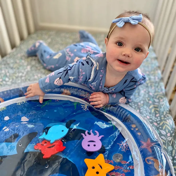 Children's%20Inflatable%20Pat%20Pad%20Water%20Play%20Mat%20Inflatable%20Baby%20Mat%20Water%20Pad%20PVC%20Ocean%20Fish%20Water%20Pad%20Toy%20Cushion%20Gift%20for%20Infants%20Toddlers%20Boys%20Girls%20Round%20Play%20Mat%20-%20Image%205