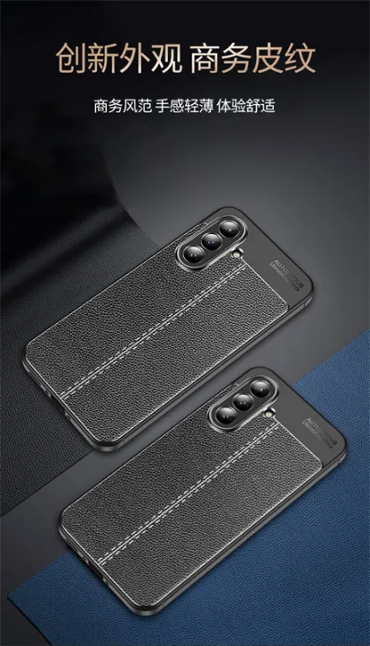 For%20Samsung%20Galaxy%20A56%205G%20Case%20PU%20Leather%20Business%20Back%20Cover%20Camera%20Protection%20Shockproof%20Softcase%20-%20Image%204
