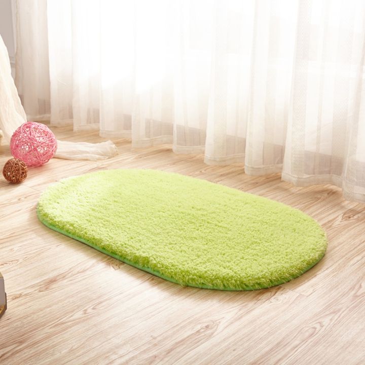 Absorbent%20Soft%20Bathroom%20Bedroom%20Floor%20Non-slip%20Mat%20Bath%20Shower%20Rug%20Plush-Light%20Green%20-%20Image%202