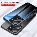 For Y03T Y28S Y03 03Y Y 03 Vivo Y28 Y100 VivoY03 2024 4G 5G Phone Tempered Glass TPU Gradient Painted Anti Scratch Shockproof CaseShockproof Matte Soft Silicone Back Cover Casing. 