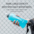 ROCKBROS Bicycle Soft Water Bottle 500ml Large Capacity Water Cup Folding Water Bag For Outdoor Cycling Bike Euipment. 