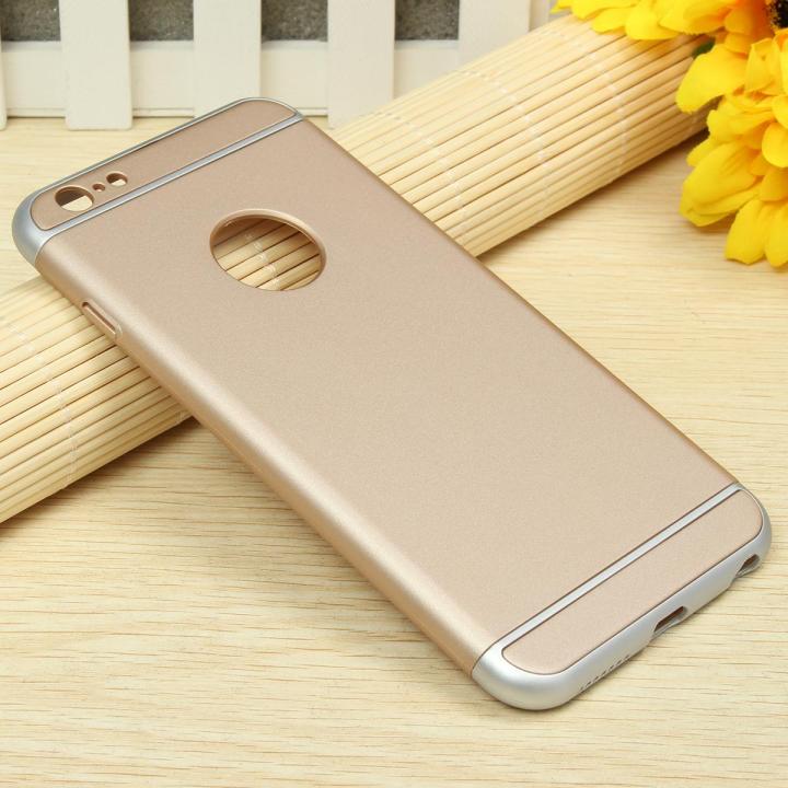 i6%206S%204.7/%20Plus%205.5%20Original%20Brand%201:1%20Slim%20Back%20Hard%20Armor%20Case%20for%20Apple%20iphone%206%206S%20/Plus%20Shockproof%20Matte%20Cover%20Logo%20Hole%20-%20Gold%20-%20Image%206