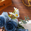 Hair clip fresh natural style fake rose gardenia comb elegant and fashionable suitable for women's hair accessories. 