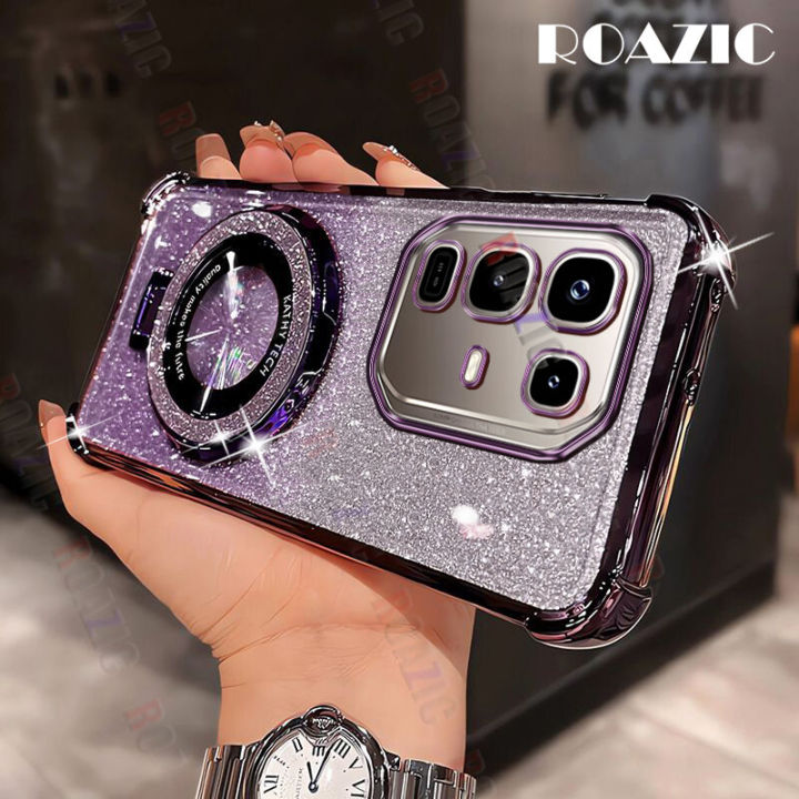 xprmy%20for%20infinix%20Note%2050S%205G%20Luxury%20Glitter%20Bling%20Bracket%20Plating%20Case%20Gradient%20Four%20Corner%20Anti-drop%20Soft%20Silicone%20TPU%20Phone%20Cover%20Shell%20-%20Image%202