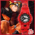 Naruto Digital LED Kids Boy Watch Jam Tangan Budak Lelaki Perempuan Kanak Student Men Girl Sekolah Murah Sasuke Remaja Children. 