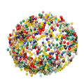 St.kunkka 1800pcs 2.5mm Hole Cover Crystal Translucent Bead Czech Glass Beads Charm Bracelet Findings For DIY Jewelry Makings. 