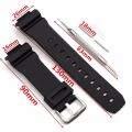 Black replacement for G Shock DW 6900 DW 6600 GW 6900 G 6900 silicone wristband. 