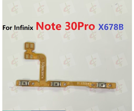Power on off volume button flex for Infinix Note 30 Pro 4G 5G VIP 30i ...