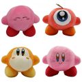 1pcs 14cm Hot Cute Plush Pink Yellow Kirby Game Character Soft Stuffed Toy Gift for Kids and Children. 