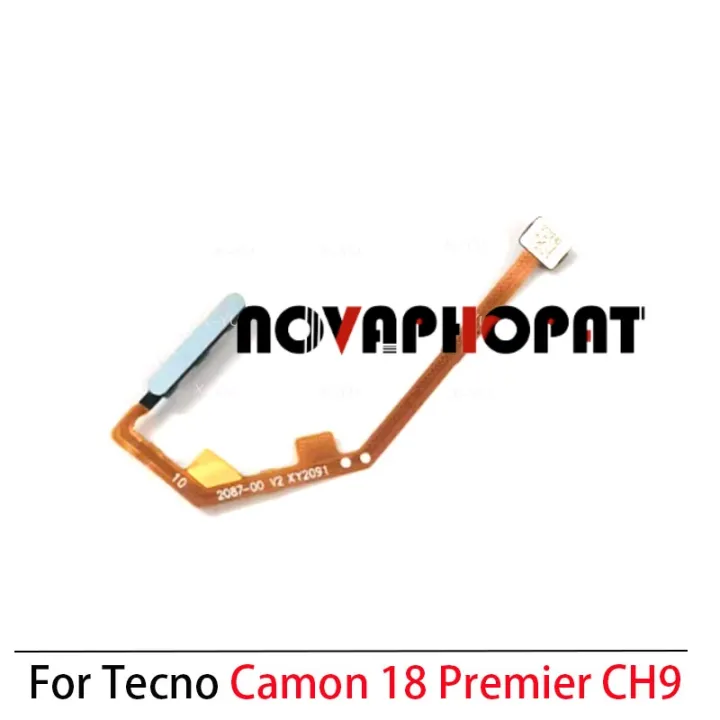 For%20Tecno%20Camon%2018%20CH6%20CH6n%20/%2018P%20P%20CH7%20CH7n%20/%2018%20Premier%20CH9%20CH9n%20Home%20Button%20Fingerprint%20Sensor%20Return%20Power%20Flex%20Cable%20-%20Image%203