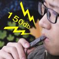 1 【Footprint】 Ceisn Emergency Survival Whistles Double Tubes High Decibel Whistle With Keychain For Camping Hiking Outdoor Sports. 