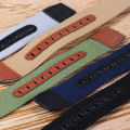 20mm 22mm Band Canvas Watch Braided Strap Bracelet for Hamilton Khaki Field fashion Nylon Patch Leather. 