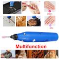 Universal Serial New Bus Electric Rechargeable Engraving Grinder Pen Pedicure Manicure Nail Drill Set -. 