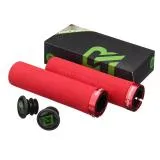 1%20Pair%20RockBros%20Bike%20Bicycle%20Handlebar%20Sponge%20Grips%20Single%20Locked%20w/%20Bar%20Ends%20Black%20With%20Black%20Ring%20-%20Red%20handle%20red%20ring%20-%20Image%205