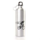 2014 newest HOT SELL New 750ml Cycling Camping Bicycle bike kettle Sports Aluminum Alloy Water Bottles T-east Silver - silver