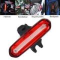 5 modes COB LED Universal Serial Bus Rechargeable Bicycle Bike Cycling Front Rear Tail Light Lamp Red/Blue - Red blue light. 