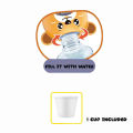 Pretend Play Bear Duck Rabbit Frog Water Dispenser hine Drinking Fountain Kitchen Educational Toy for Boys Girls Kids. 