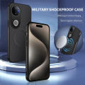 lthmy for Vivo V50 Lite 5G Carbon Fiber Magnetic Leather Pattern Phone Case Casing for Shockproof Back Hard Cover.