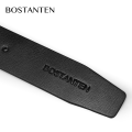 BOSTANTEN Genuine Leather Pin Buckle Belts For Men With Gift Box. 