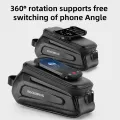 ROCKBROS Hard Shell Upper Tube Bag Large Open Flap And 1.5L Capacity Storage Pocket Phone Holder For Models Up To 6.5 Inches Front Bag Bike Accessories. 