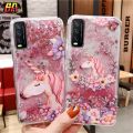 Y20 Y20S Y20i VIVO Y12S Y11S V2026 Y12A V2027 V2029 V2032 Y21 Y21S Y33S Y33t Y15S Y15A Cute Unicorn Pattern Liquid Dynamic Quicand Soft Rubber Phone Case For Girls. 