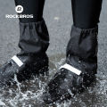 ROCKBROS Waterproof Cycling Shoe Covers Creative Reusable Reflective Motorcycle Cycling Bike Rain Boot Shoes Covers Rainproof. 