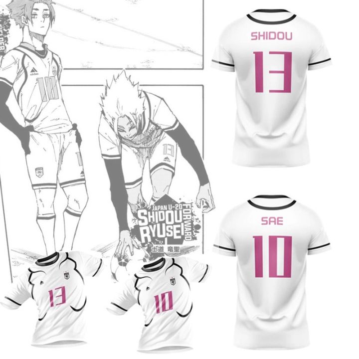 Blue Lock Anime Jersey Japan U20 Gao Jiahui Unisex T shirt