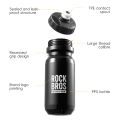 ROCKBROS Bicycle Water Bottle Portable Lightweight Squeezing Large Capacity Colorful Cycling Water Bottle Plastic PP Outdoor Sports MTB Road Bike. 