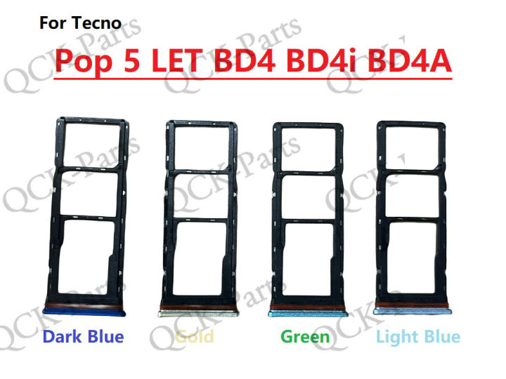 SIM%20Card%20Tray%20For%20Tecno%20Pop%205%20LTE%20BD4%20BD4i%20BD4A%20Sim%20Holder%20Slot%20Adapter%20-%20Image%202