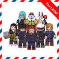 Jujutsu Kaisen Minifigures Anime Role Itadori Yuji Gojo Satoru Fushiguro Megumi Mahito Building Blocks Toys For Lego. 