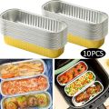10pcs Oil-Proof Aluminum Foil Tin Box Air Fryer Disposable Paper Liner Non-Stick Steaming Basket Mat Kitchen Baking Tray 6/7/8inch. 