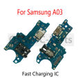 For Samsung A03 Core A03S A13 4G 5G Audio Jack Microphone Charge charging Port Board Flex With Fast Charging IC. 