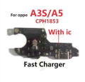 Charging port for OPPO A3S A5S A12E A12 A15 A16 A12S A15S A16S A16K Realme 2 C1 fast Charger board. 
