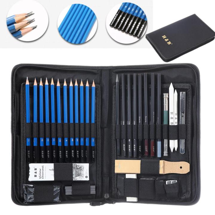 40Pcs%20Professional%20HOT%20SELL%20New%20Drawing%20Artist%20Kit%20Set%20Pencils%20Sketch%20Charcoal%20Art%20Tools%20-%20-%20Image%202
