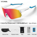 ROCKBROS bicycle polarized glasses colorful motorcycle cycling outdoor sunglasses myopia windproof eye-wear goggles unisex for Road BMT. 
