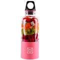 500ml Portable Best Juicer Cup USB Rechargeable Electric Juicer Automatic Bingo Vegetables Fruit Juice Maker Cup - Pink one size fits all. 