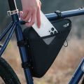 ROCKBROS Bike Triangle Frame Bag With Zipper Closure And Reflective Logo 1.5L Big Capacity Edge Design Cycling Bags. 