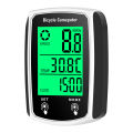 Wired Bike Computer 19 Functions Touch Bike Speedometer Odometer Waterproof Bicycle Computer with Backlight. 