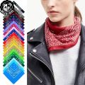Musion 100% Cotton Bandana Scarf Paisley Print Kain Kepala Fashion Turban Headband Classic Square Hip Hop Handkerchief Men Original Head Wrap Tuala Key 55 cm Sapu Tangan Lelaki. 