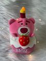 New Sanrio Happy Kawaii LED Cinnamon Roll Kuromi Melody Cartoon Filled Animal Plush Pendant Doll Creative Cute Cake Singing Toy Children's Birthday Gift. 