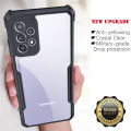 lthmy for Samsung Galaxy A52 4G/5G 6.5 inch SM-A525F a525fds a526b a526bds case ultra-thin transparent back case reinforced corner with shock-proof soft TPU bumper frame cover skin.