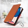 lthmy for Oppo Reno 12F 5G Luxury Flip Imitation Genuine Leather Phone Case Card Slot Wallet Stand Bracket Cover Shockproof Soft TPU Shell Casing. 